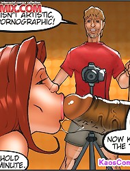 This isn't artistic interracial cartoon sex, it's pornographic!