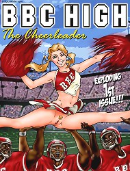 Cheerleader girl wants BBC interracial toon sex