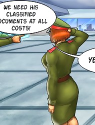 Mad sex cartoons with lusty bitches drilled in all dirty holes