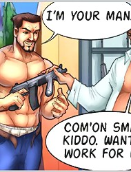 Com'on smart kiddo. Want to work for me an these fucking cartoons?