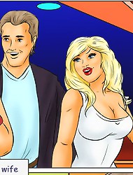 Comix porn. He stayed with us for a week and during that time he fucked my wife every night