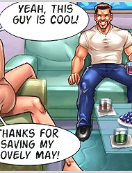 I told you this would work, take his cock into your asshole and shut up your mouth