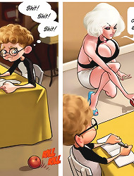 Hot young female together with her mother on the finest erotic comics screwing and posing naked