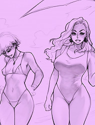 The gift for Santa in the anime comics